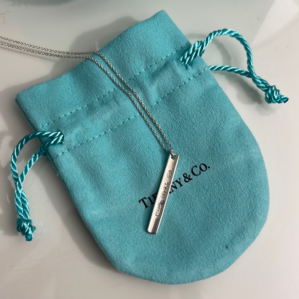 Tiffany & Co. 1837 Silver Necklace With Pendant